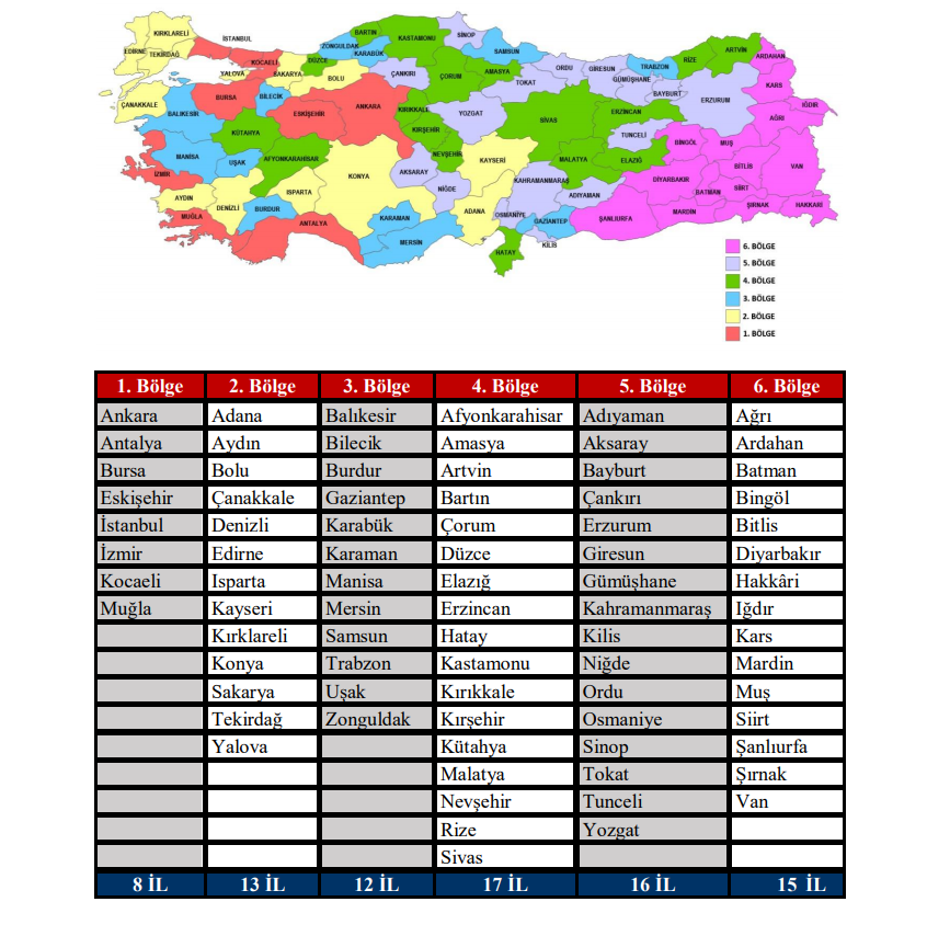 BÖLGESEL TEŞVİK DESTEK UNSURLARI